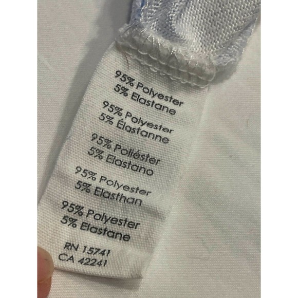 PJ Salvage Tiger Dots Pajama Pants Womens XS Ice Blue Yellow Drawstring Waist - Picture 8 of 13